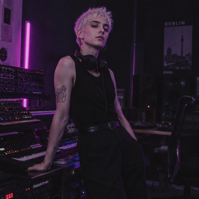 Portrait of songwriter Juno Sable